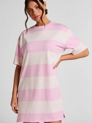 Hunkemöller Koszula nocna z okrągłym dekoltem Różowy