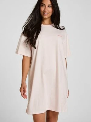 Hunkemöller Koszula nocna z okrągłym dekoltem Różowy