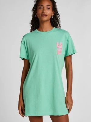 Hunkemöller Koszula nocna z okrągłym dekoltem Zielony