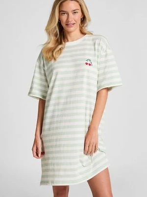 Hunkemöller Koszula nocna z okrągłym dekoltem Zielony