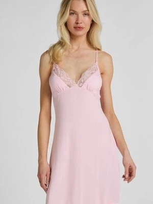 Hunkemöller Koszulka Nocna z Dżerseju Różowy