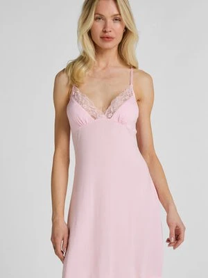 Hunkemöller Koszulka Nocna z Dżerseju Różowy