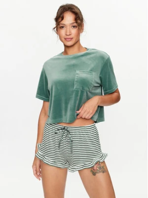 Hunkemöller Koszulka piżamowa 203210 Zielony Comfortable Fit