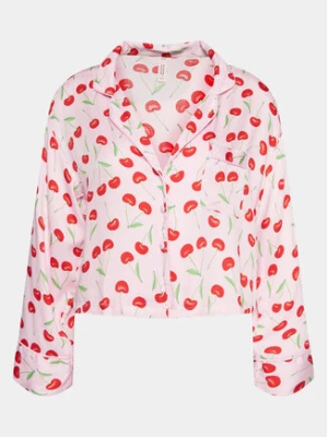 Hunkemöller Koszulka piżamowa 205059 Różowy Relaxed Fit