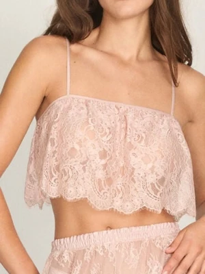 Hunkemöller Koszulka piżamowa na ramiączka Legacy Różowy