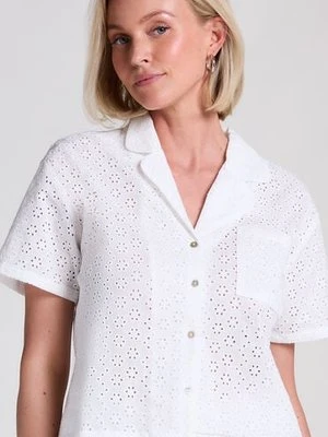 Hunkemöller Kurtka Broiderie Anglaise Biały