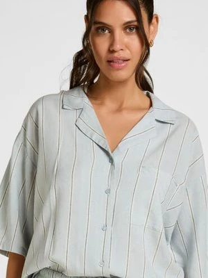 Hunkemöller Kurtka Len Niebieski