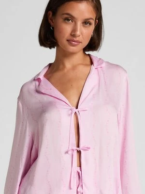 Hunkemöller Kurtka Piżamowa Monchou Różowy