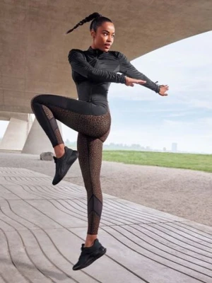 Hunkemöller Legginsy z wysokim stanem HKMX Oh My Squat Brązowy