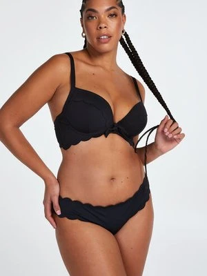 Hunkemöller Majtki Bikini Rio Scallop Czarny