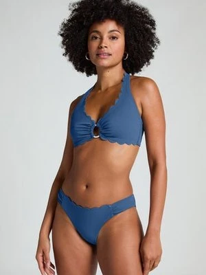 Hunkemöller Majtki Bikini Rio Scallop Niebieski