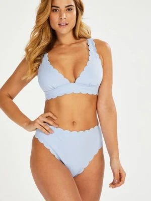 Hunkemöller Majtki Bikini Rio Scallop Niebieski