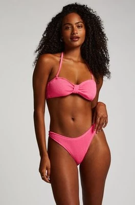 Hunkemöller Majtki Bikini Wysoko Krojona Crinkle Różowy