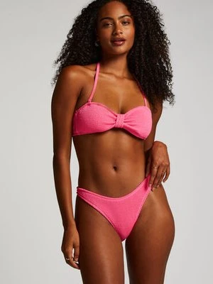 Hunkemöller Majtki Bikini Wysoko Krojona Crinkle Różowy