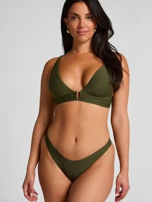 Hunkemöller Majtki Bikini Wysoko Krojona Luna Zielony