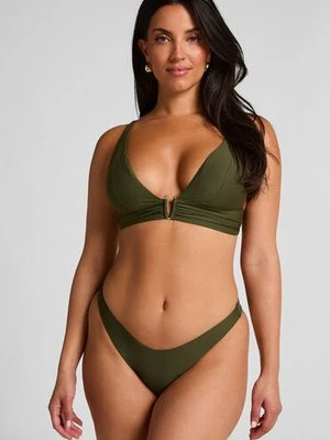 Hunkemöller Majtki Bikini Wysoko Krojona Luna Zielony