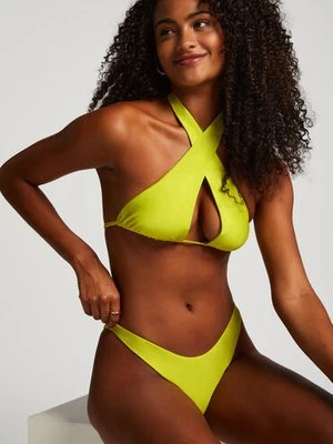 Hunkemöller Majtki Bikini Wysoko Krojona Luxe Zielony