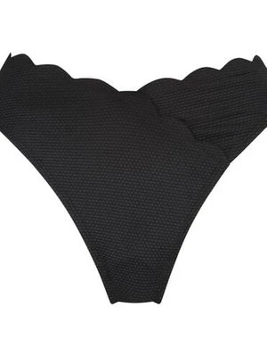 Hunkemöller Majtki Bikini Wysoko Krojona Scallop Czarny