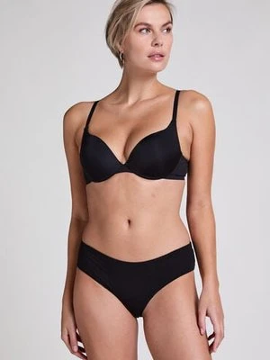 Hunkemöller Majtki Brazylijskie Bawełniane Kira Czarny