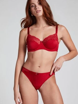 Hunkemöller Majtki po kolana Sophie Czerwony