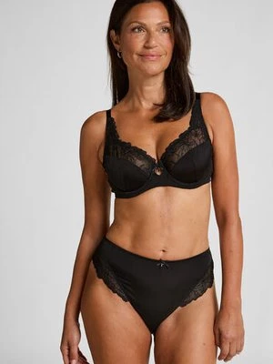 Hunkemöller Majtki Rio z wysokim stanem Lily Czarny