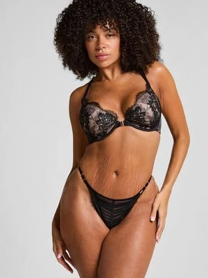 Hunkemöller Majtki tanga Cynthia Czarny