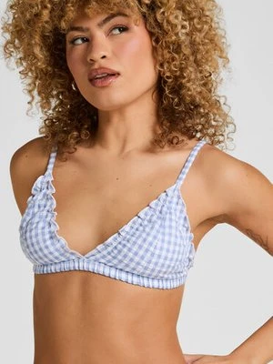 Hunkemöller Mia Bralette - Trójkątny Biustonosz z Falbankami Fioletowy