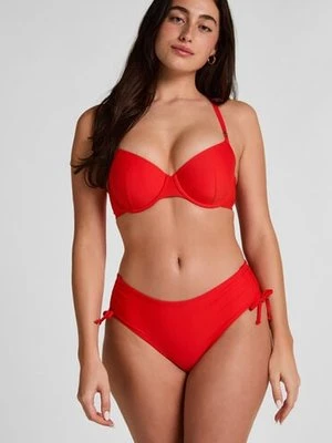 Hunkemöller Midi Bikini Bottom Luxe Czerwony