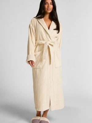 Hunkemöller Miękki szlafrok polarowy Biały