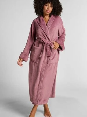 Hunkemöller Miękki szlafrok polarowy Fioletowy