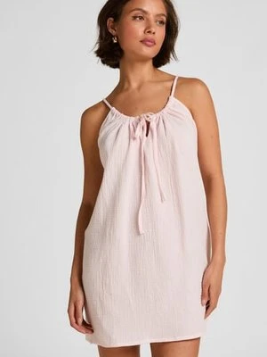 Hunkemöller Muślinowa halka Różowy