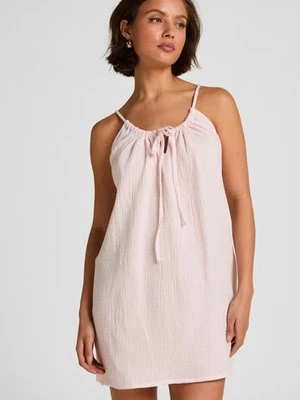 Hunkemöller Muślinowa halka Różowy