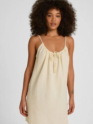 Hunkemöller Muślinowa halka Żółty