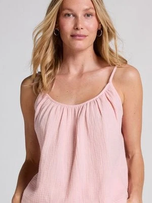 Hunkemöller Muślinowa koszulka Różowy