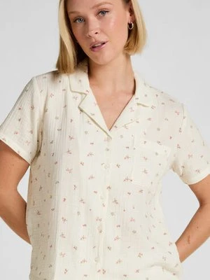 Hunkemöller Muślinowa narzutka Biały