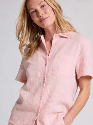 Hunkemöller Muślinowa narzutka Różowy
