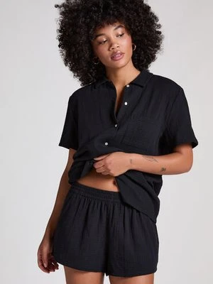 Hunkemöller Muślinowe szorty Czarny