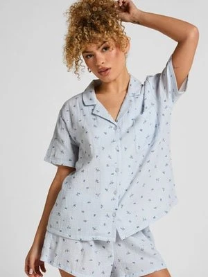 Hunkemöller Muślinowe szorty Niebieski