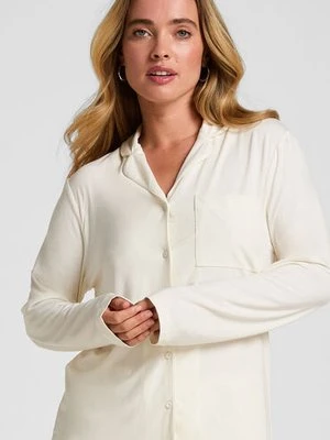 Hunkemöller Narzutka Essential z dżerseju z długim rękawem Biały