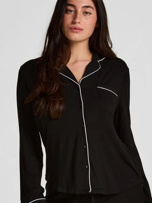 Hunkemöller Narzutka Essential z dżerseju z długim rękawem Czarny