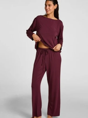 Hunkemöller Narzutka Essential z dżerseju z długim rękawem Fioletowy
