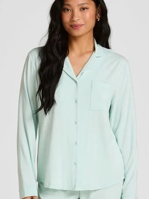 Hunkemöller Narzutka Essential z dżerseju z długim rękawem Niebieski