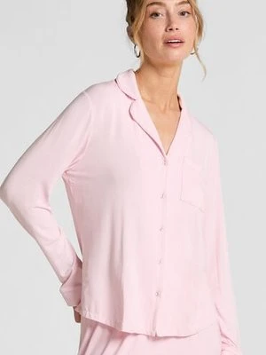 Hunkemöller Narzutka Essential z dżerseju z długim rękawem Różowy