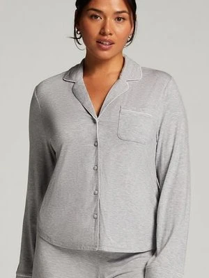 Hunkemöller Narzutka Essential z dżerseju z długim rękawem Szary