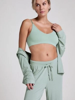 Hunkemöller Narzutka Essential z dżerseju z długim rękawem Zielony