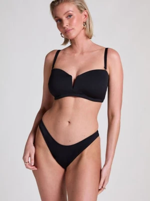 Hunkemöller Neoprenowe bikini z wysokimi nogawkami Czarny