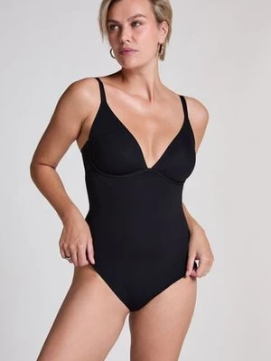 Hunkemöller Nieusztywniane Body Smooth Czarny