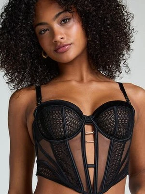 Hunkemöller Nieusztywniany biustonosz bez fiszbinów Missy Czarny
