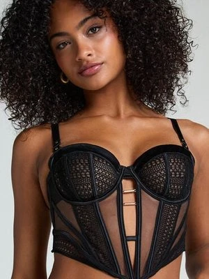Hunkemöller Nieusztywniany biustonosz bez fiszbinów Missy Czarny