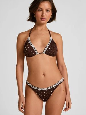 Hunkemöller Nieusztywniany Biustonosz Bikini z Fiszbinami Algarve Brązowy